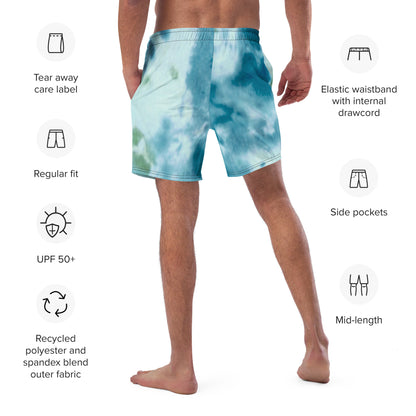 Tie Dye Men's swim trunks