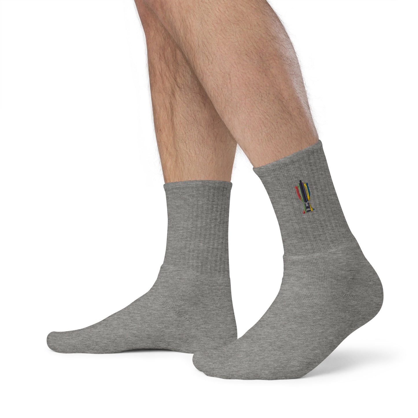 "Trophy" Embroidered socks (Unisex)