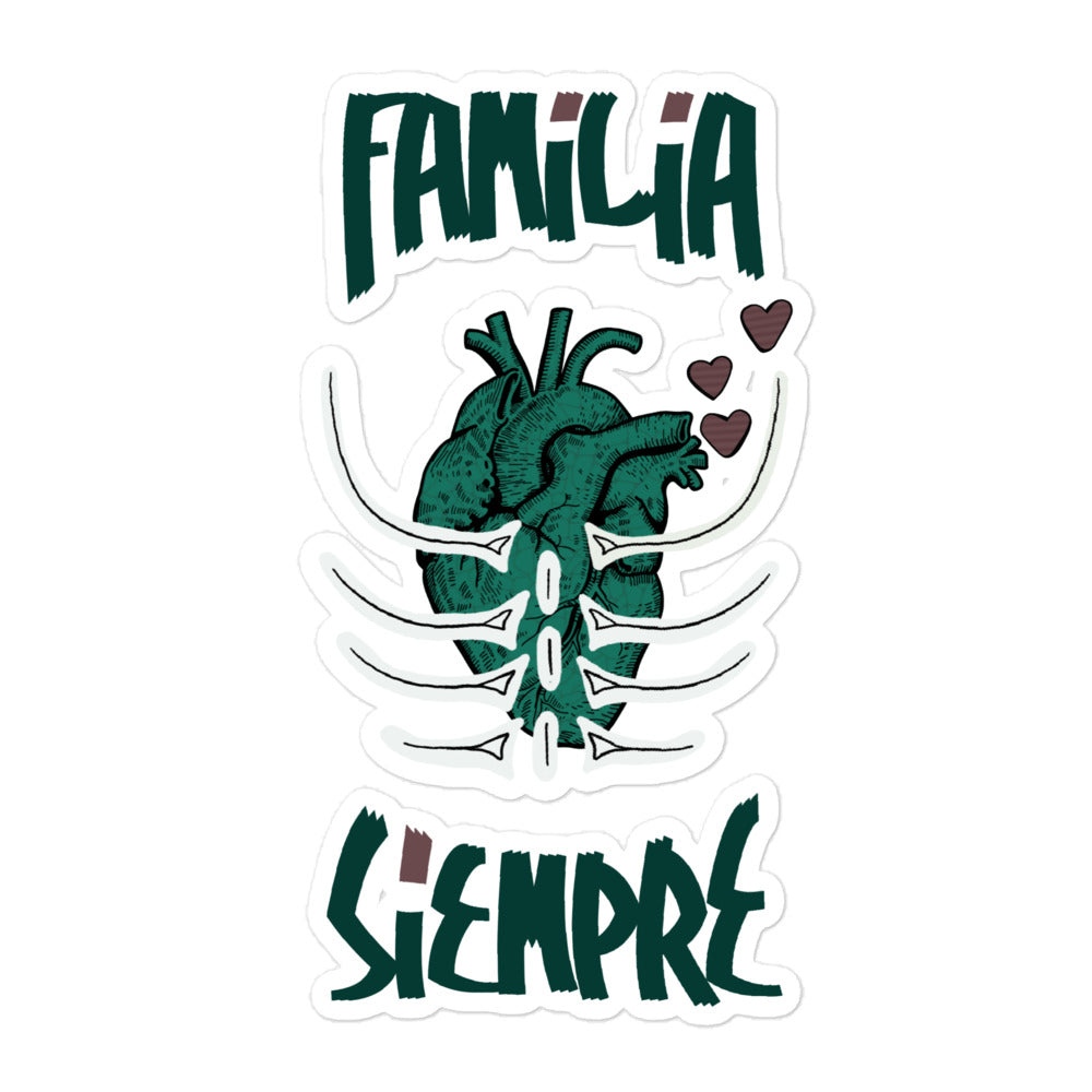 "Mi Familia" Bubble-free sticker