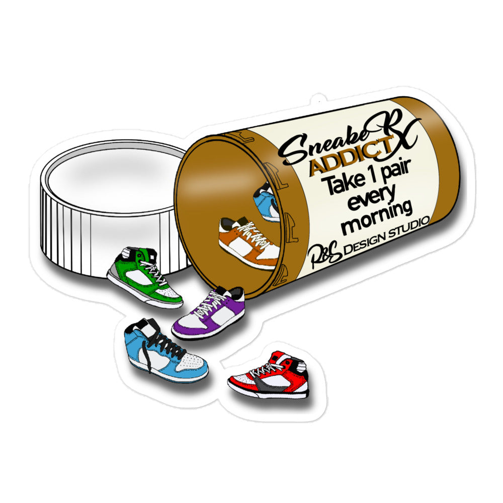 "Sneaker Addict" Bubble-free sticker