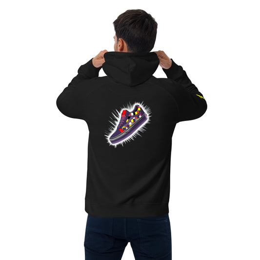 "Off The Wall" Anime Eco Raglan Hoodie (Unisex)