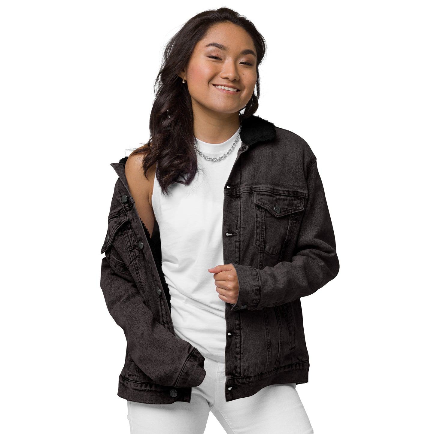 Signature Denim Sherpa Jacket (Unisex)