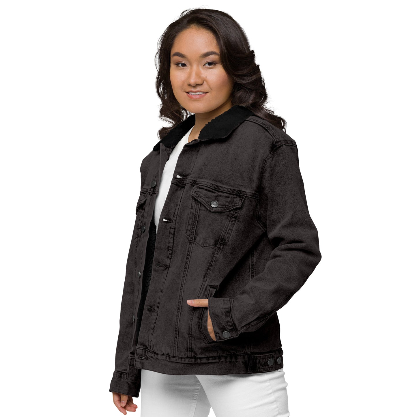 Signature Denim Sherpa Jacket (Unisex)