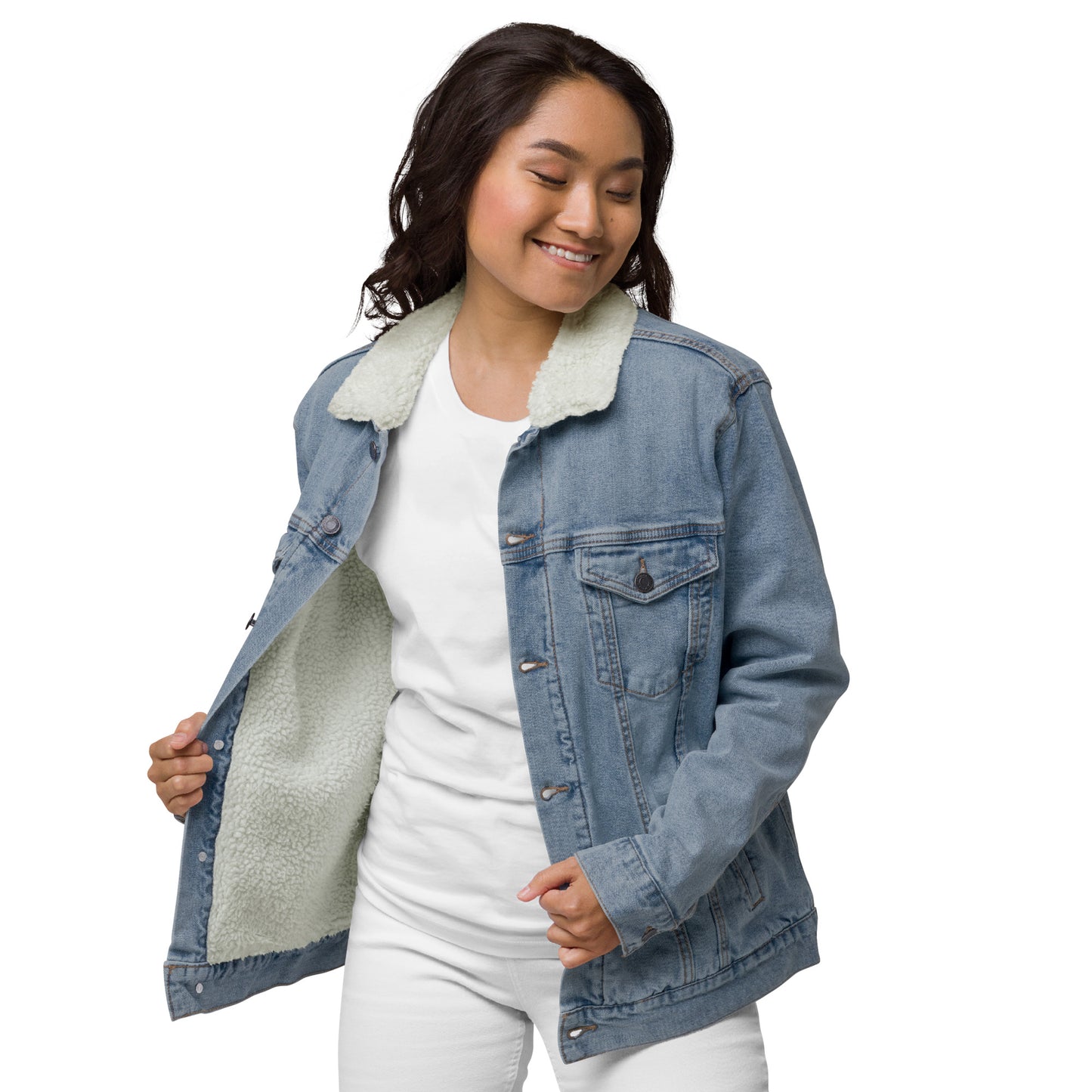 Signature Denim Sherpa Jacket (Unisex)