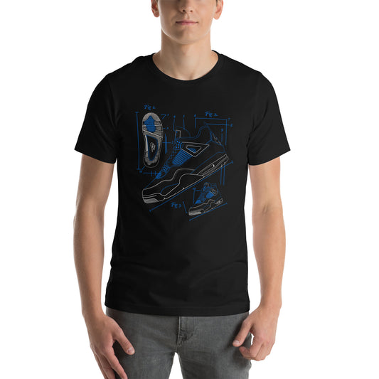 "Industrial Blue-Print" T-Shirt (Unisex)