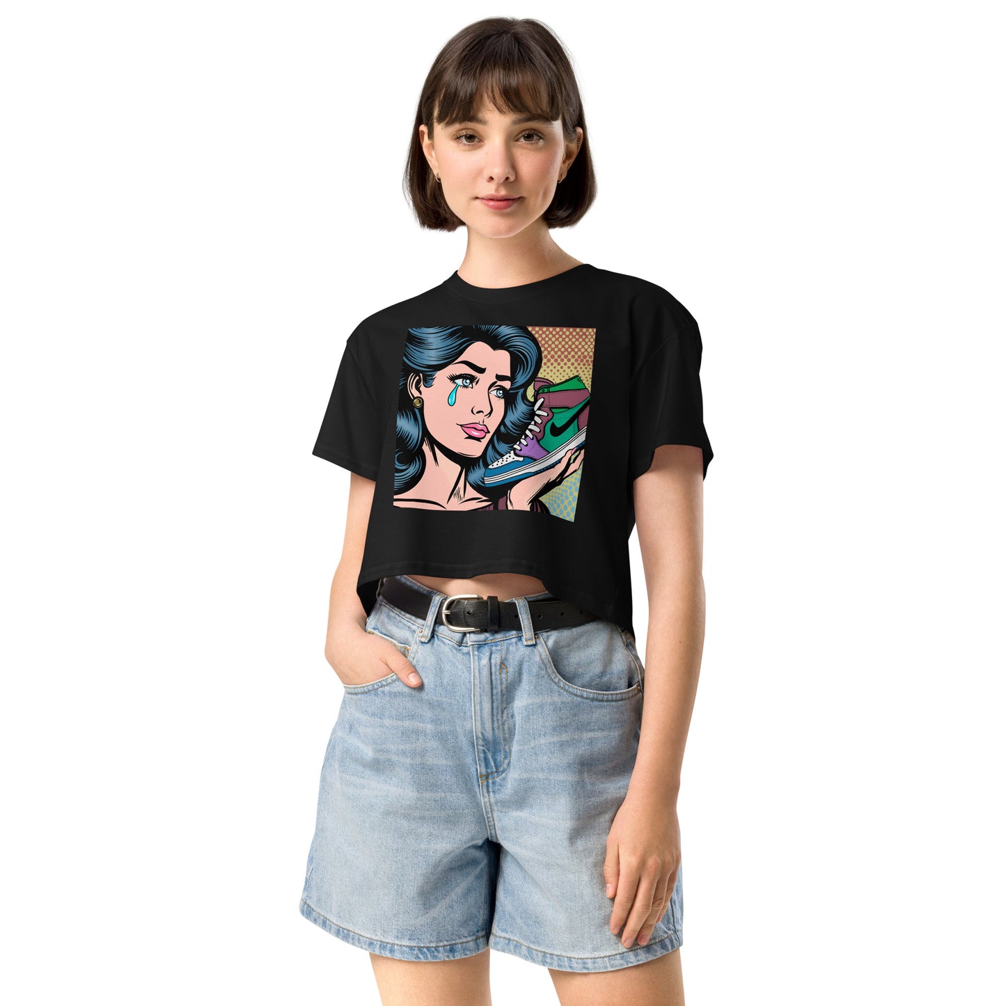 "Pop Art Jordan" Women’s crop top