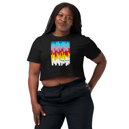 "Cactus and Bloom" Women’s Crop Top