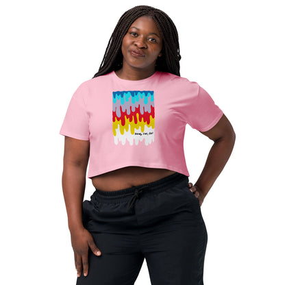 "Cactus and Bloom" Women’s Crop Top