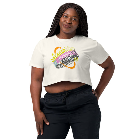 "Sneaker Head Promo" Women’s crop top