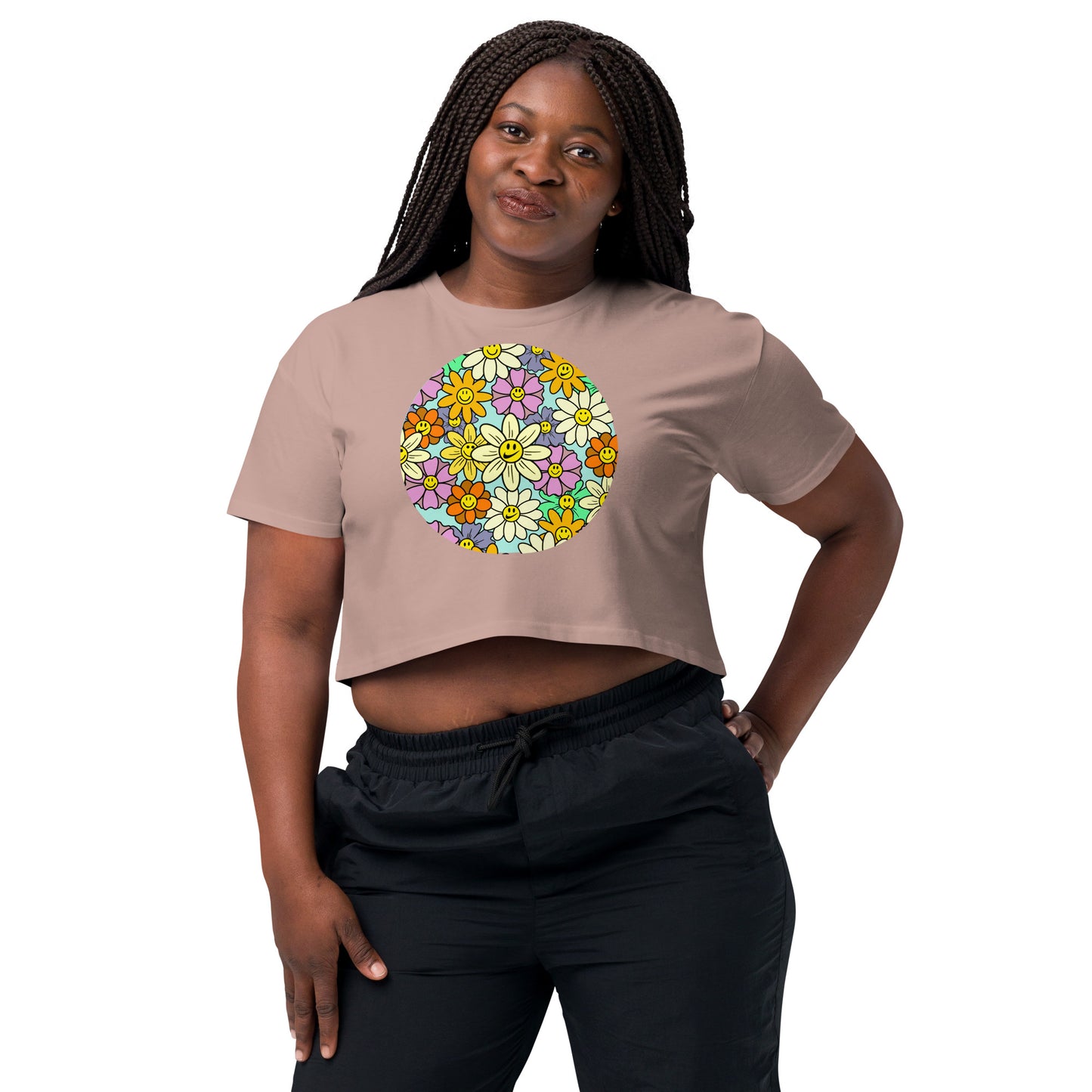 "Flower Power" Women’s crop top