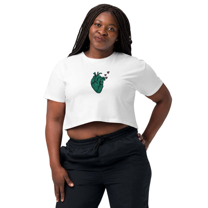 "Mi Familia" Women’s crop top