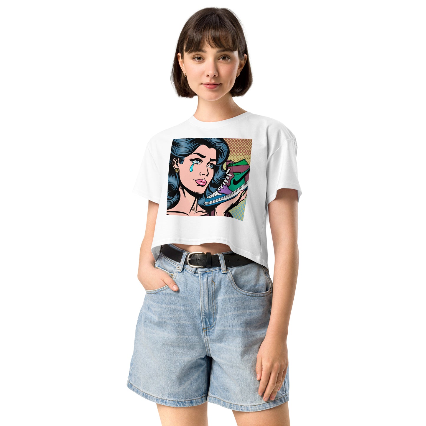 "Pop Art Jordan" Women’s crop top