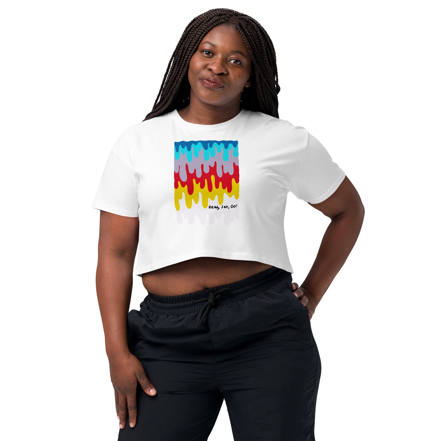 "Cactus and Bloom" Women’s Crop Top