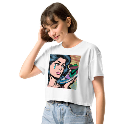 "Pop Art Jordan" Women’s crop top