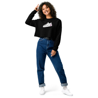 Women’s "Sneaker Lover" Crop Sweatshirt